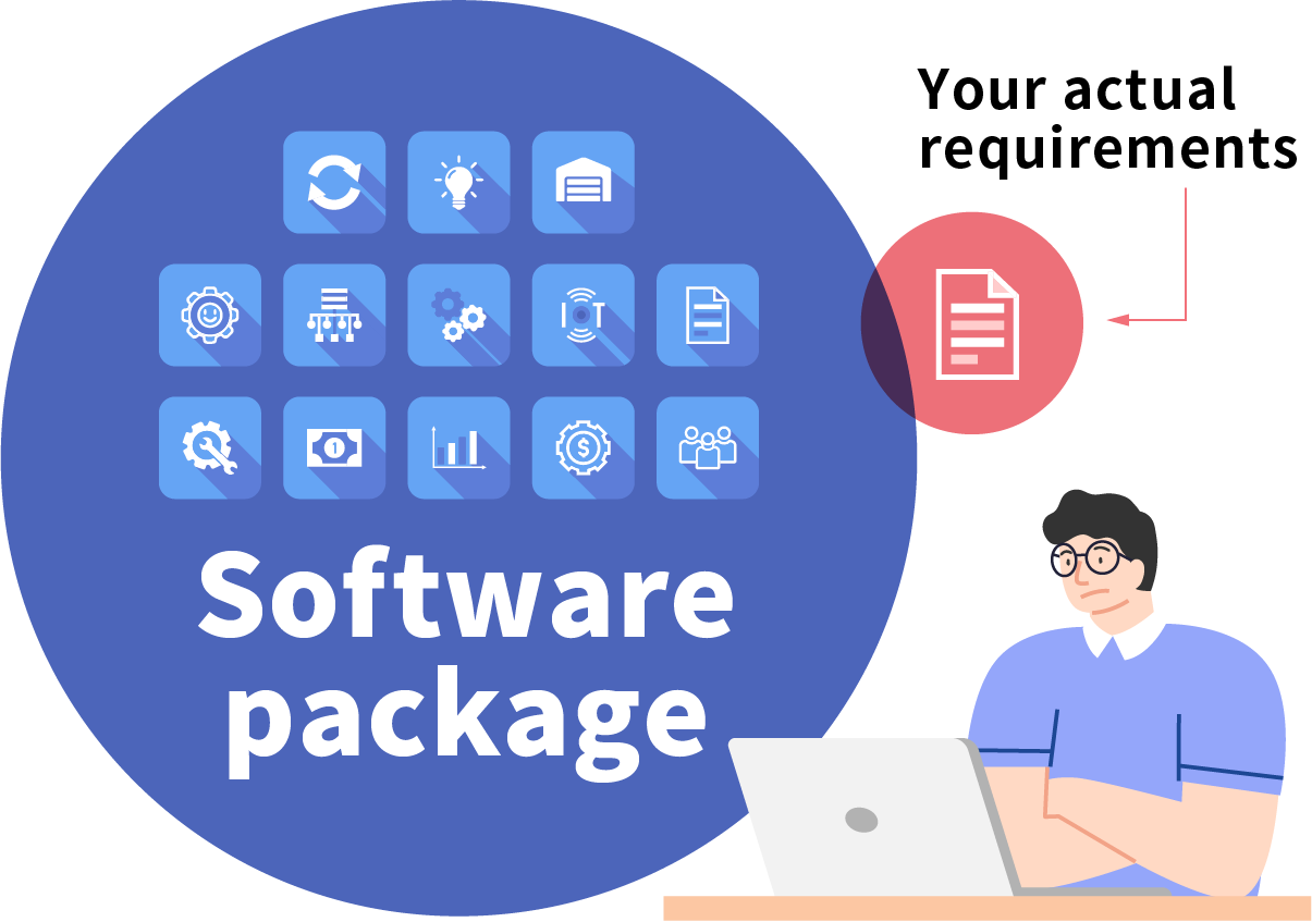 software package vs. your actual requirements