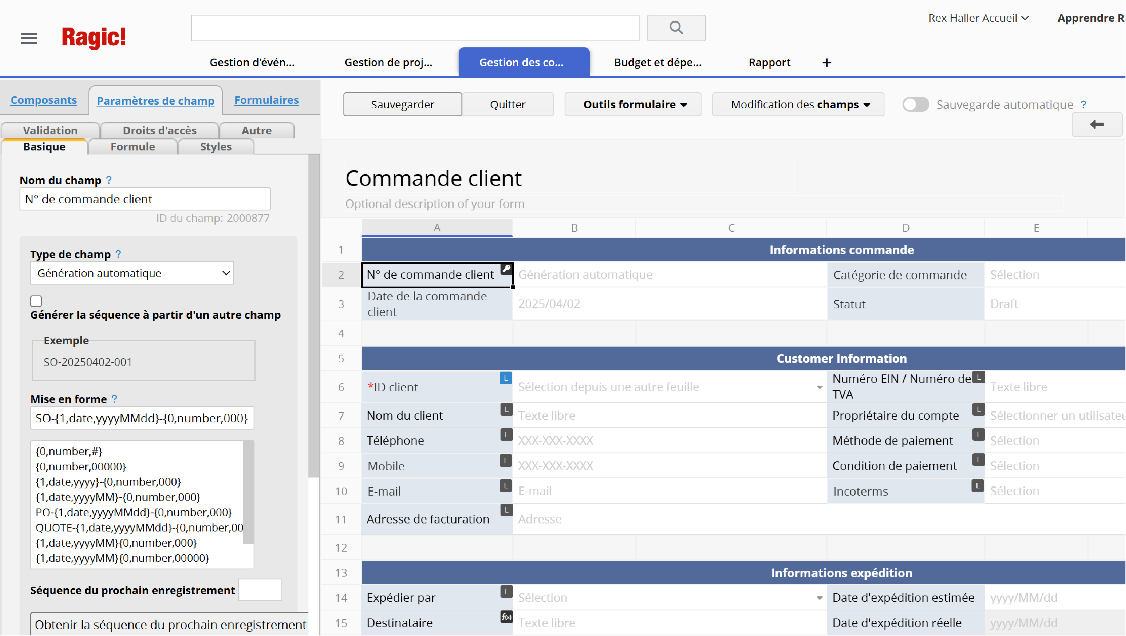 Ragic est là pour résoudre ce problème en offrant la possibilité de créer une base de données avec une interface d'édition similaire à une feuille de calcul Excel.