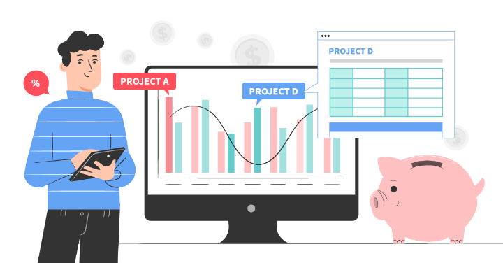 Project Budget and Expense: Helping you Plan your Expenses and Revenues with Precision (Free Template) Icon