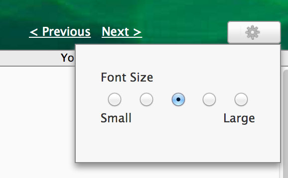 New Excel Form Style, setting display density and font size Icon