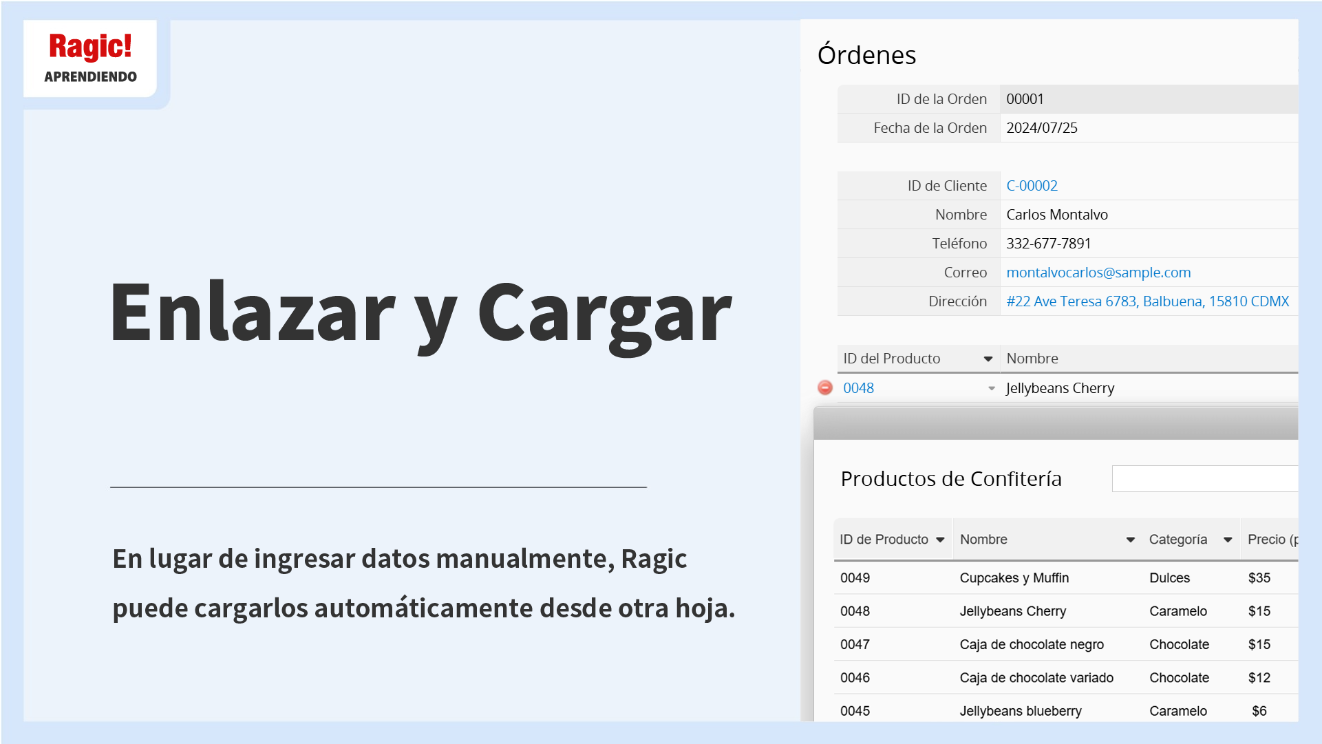 Enlazar y Cargar