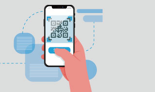Let users fill out the form or open the entry by scanning the QR code
