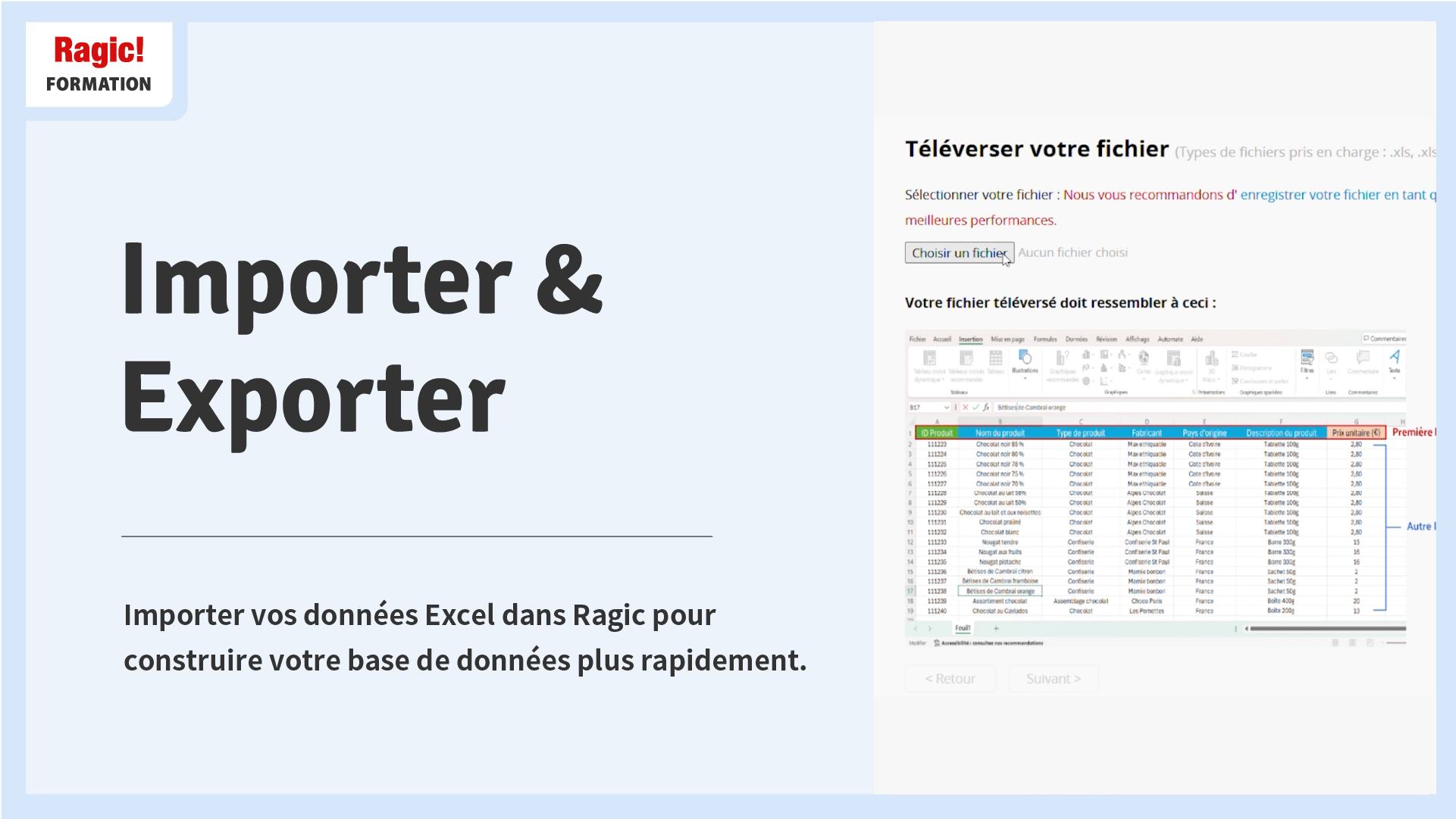 Importer et Exporter