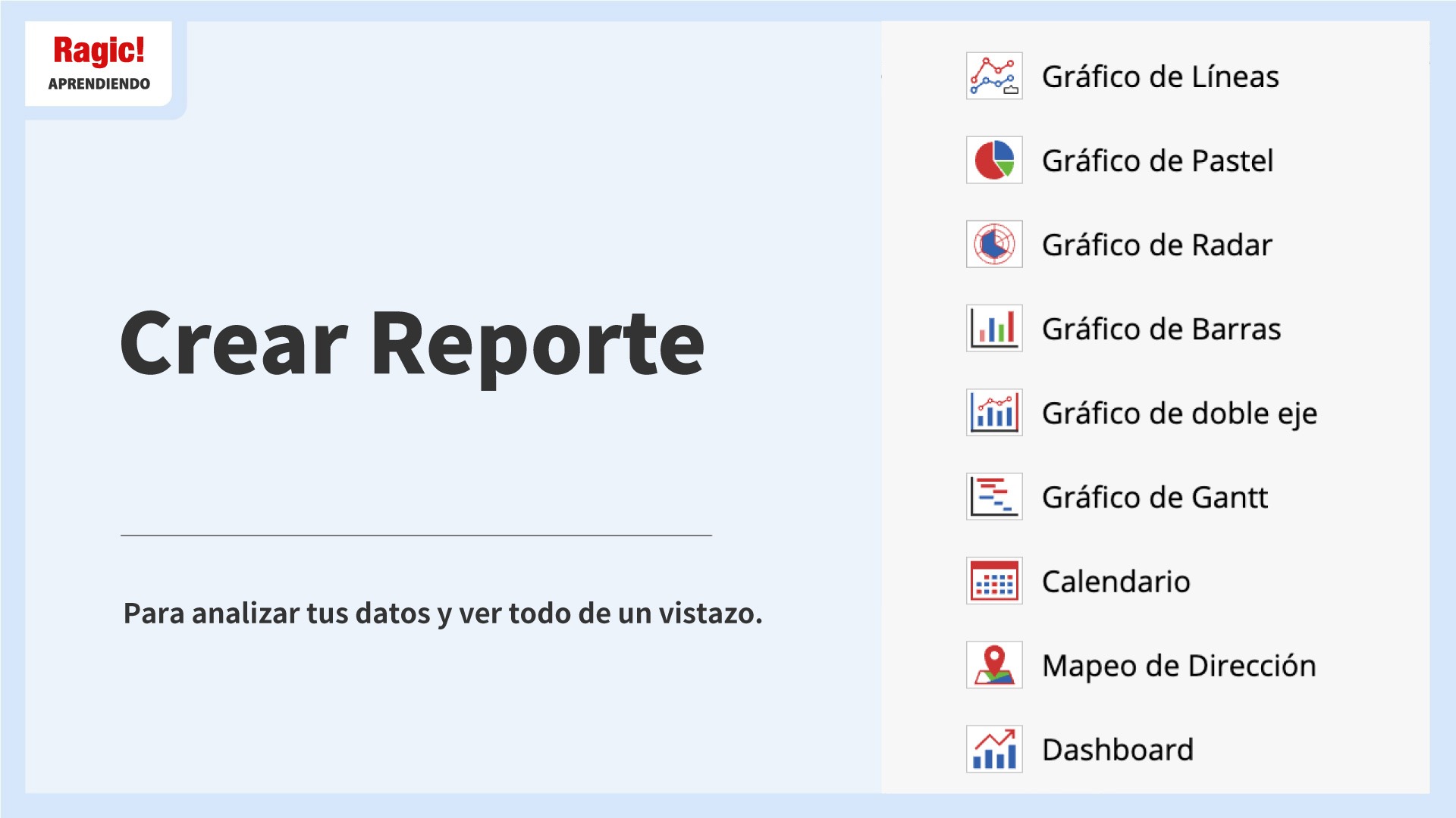 Crear Reportes