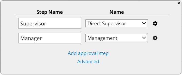 Customize approval steps and rules