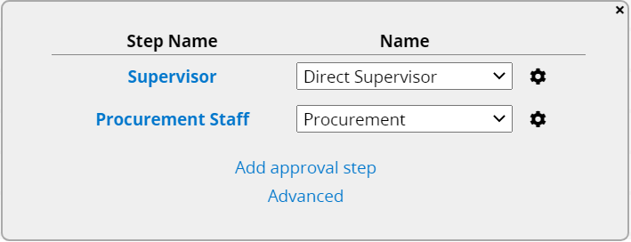 Customize approval steps and rules