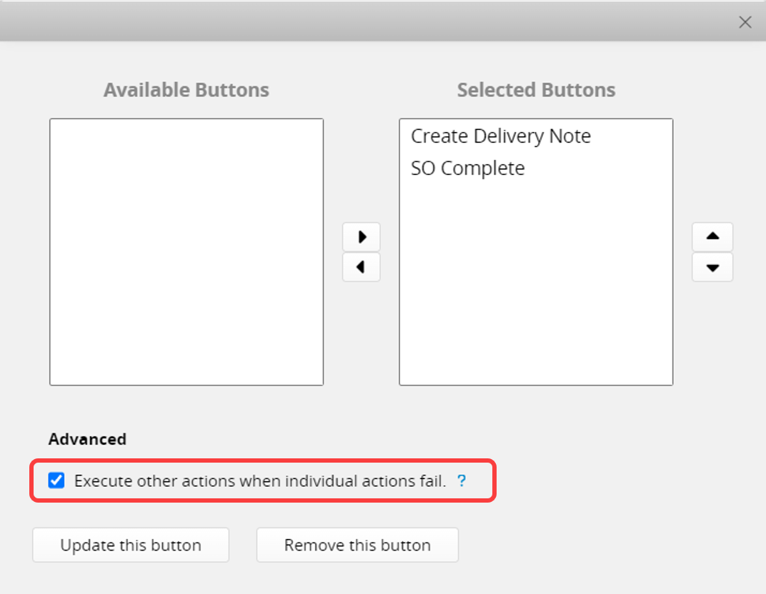 Combine Buttons