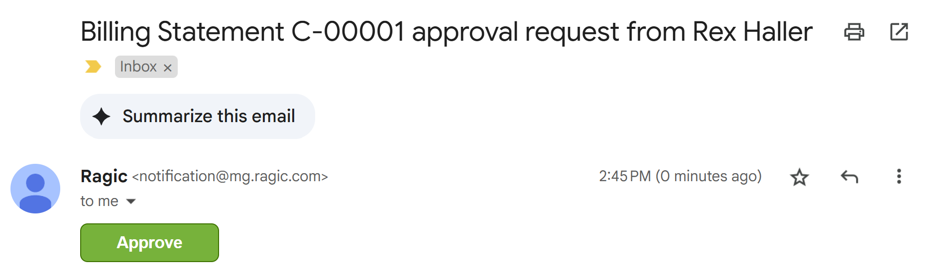 Sign directly via email or app