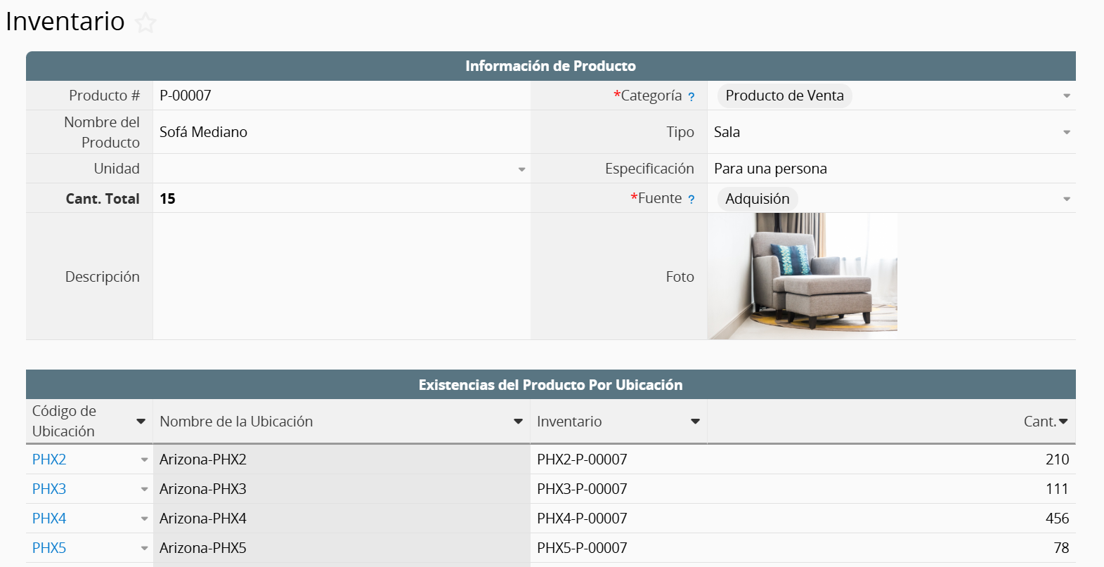 Gestión de inventario de forma fácil