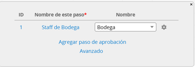 Personalizar los pasos y reglas de aprobación