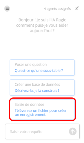 Importez vos fichiers existants