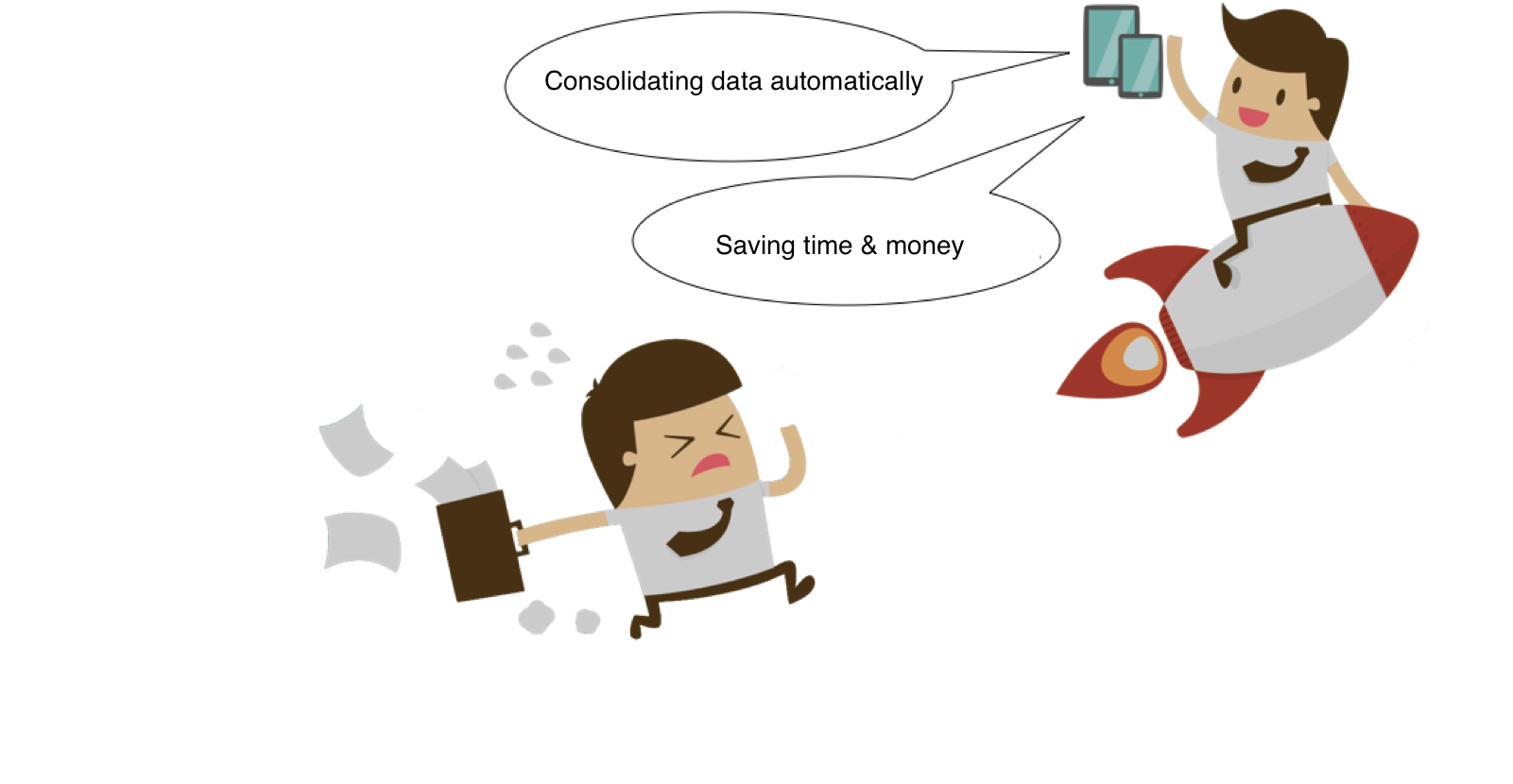 Consolidating data automatically; Saving time & money